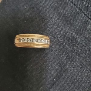 Beautiful men gold ring 14k